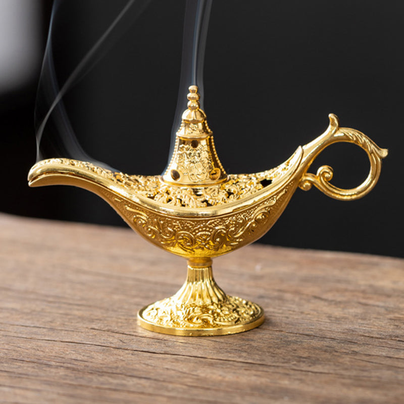 💥Retro Aladdin Magic Lamp Incense Burner🪔✨