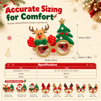 👻 🎃Novelty Christmas Eyeglass Frames Funny Holiday Party Decoration Eyewear