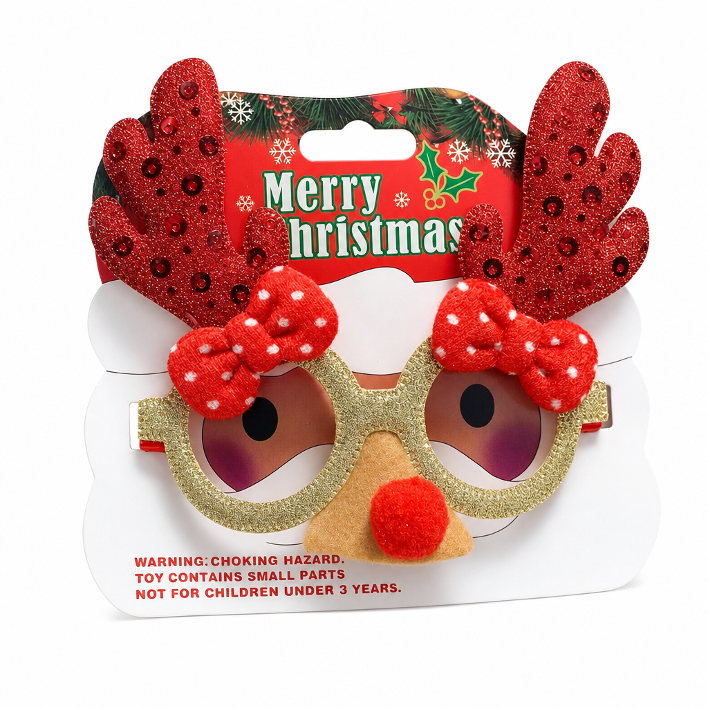 👻 🎃Novelty Christmas Eyeglass Frames Funny Holiday Party Decoration Eyewear
