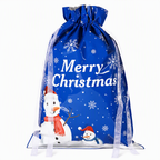 10 Pack Christmas Drawstring Candy Gift Bags