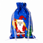 10 Pack Christmas Drawstring Candy Gift Bags