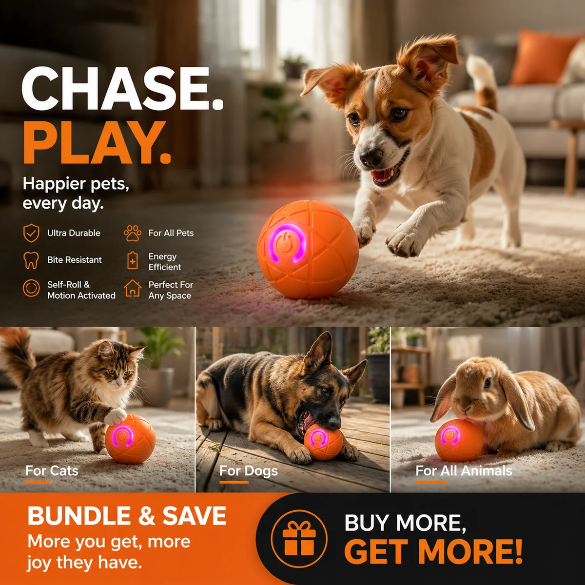 Smart Pet Bounce Interactive Ball🐶