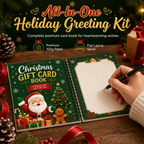 Santa Christmas Gift Card Book Santa Gift Card