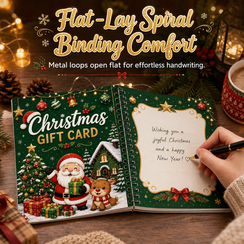 Santa Christmas Gift Card Book Santa Gift Card