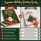 Santa Christmas Gift Card Book Santa Gift Card
