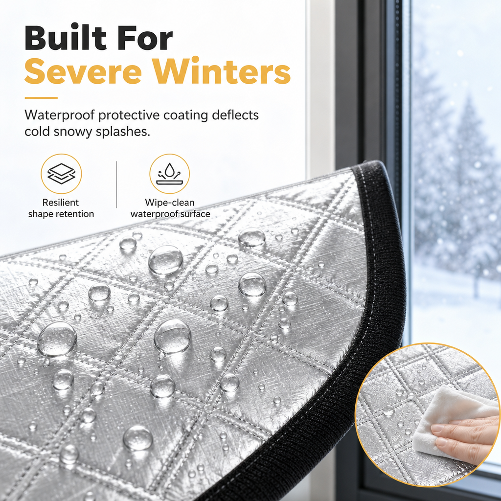 Block Winter Drafts Instantly! Graphene Thermal Window Curtain