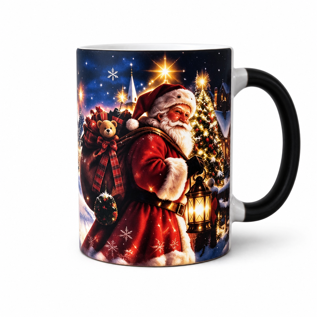 Christmas Santa Claus Heat-Activated Color-Changing Mug